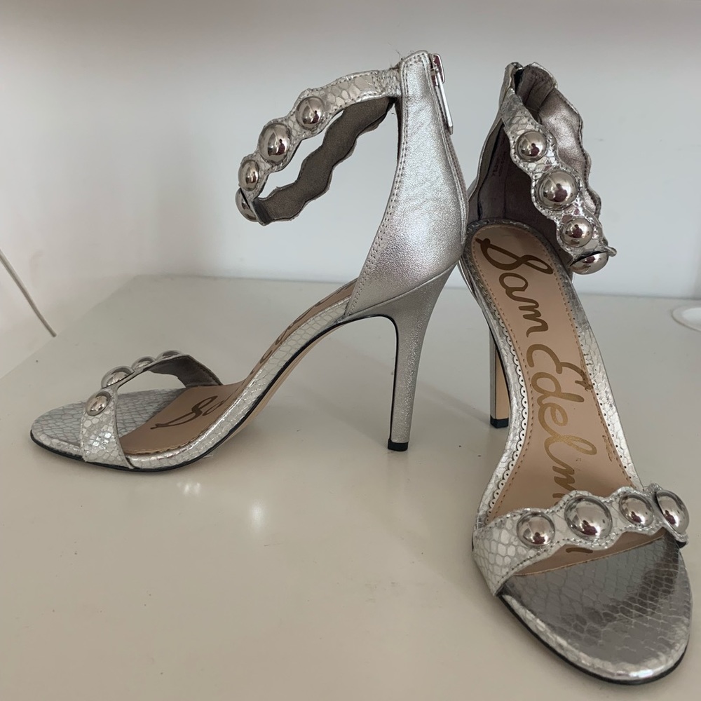 Sam Edelman Silver Heels